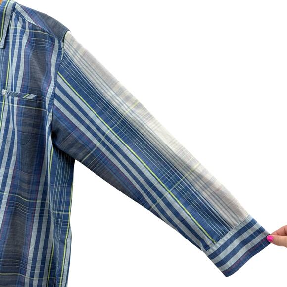 NWOT Tommy Bahama Men’s 100% Cotton Canberra Plaid Button Down Shirt Size XXL - Picture 3 of 11